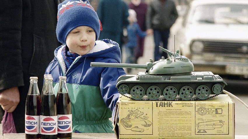 A Pepsi tornou-se o primeiro produto ocidental vendido na URSS.