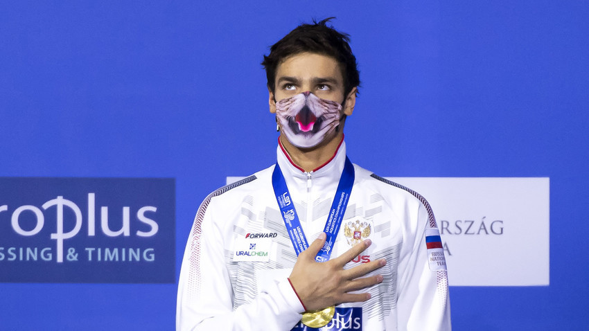 Atlet renang Rusia Evgeny Rylov