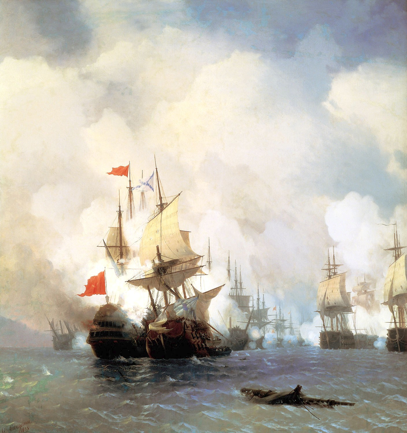 Хиосское сражение 24 июня 1770 года.