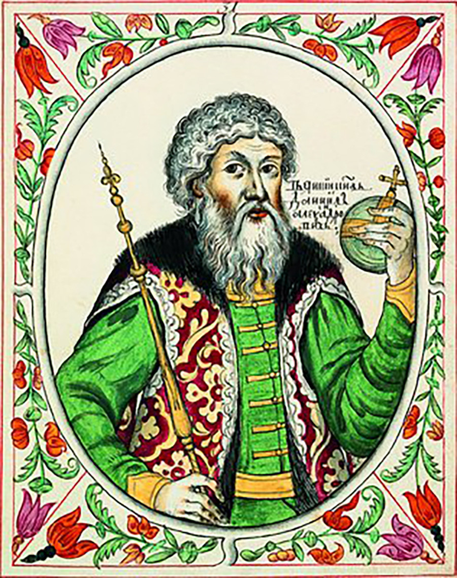 Св. кн. Даниил Александрович. 1672-1673 г.