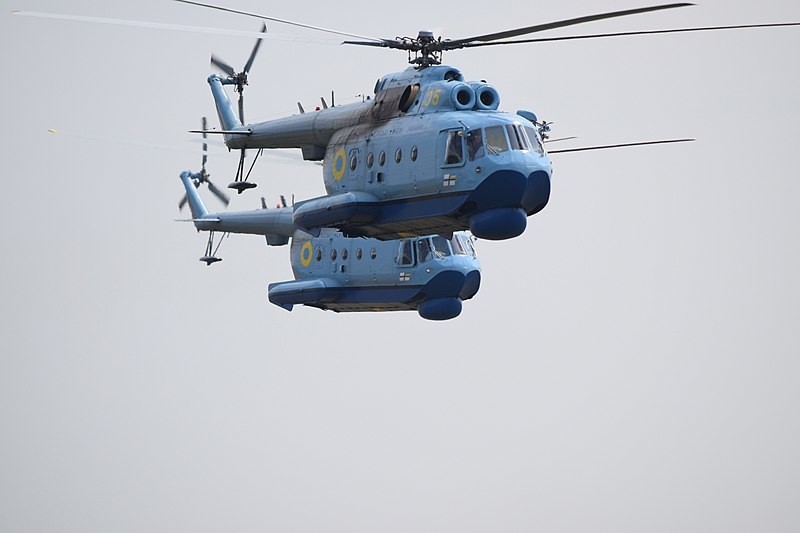 Ukrajinski helikopteri na manevrima Sea Breeze 2018.