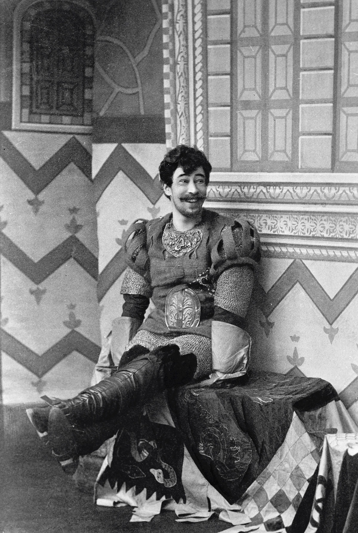 Konstantin Stanislawski als Benedick in „Viel Lärm um nichts“ im Jahr 1897.