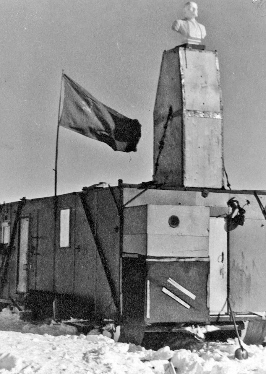 The Soviets also left a note inviting future visitors to use the hut and the provisions.