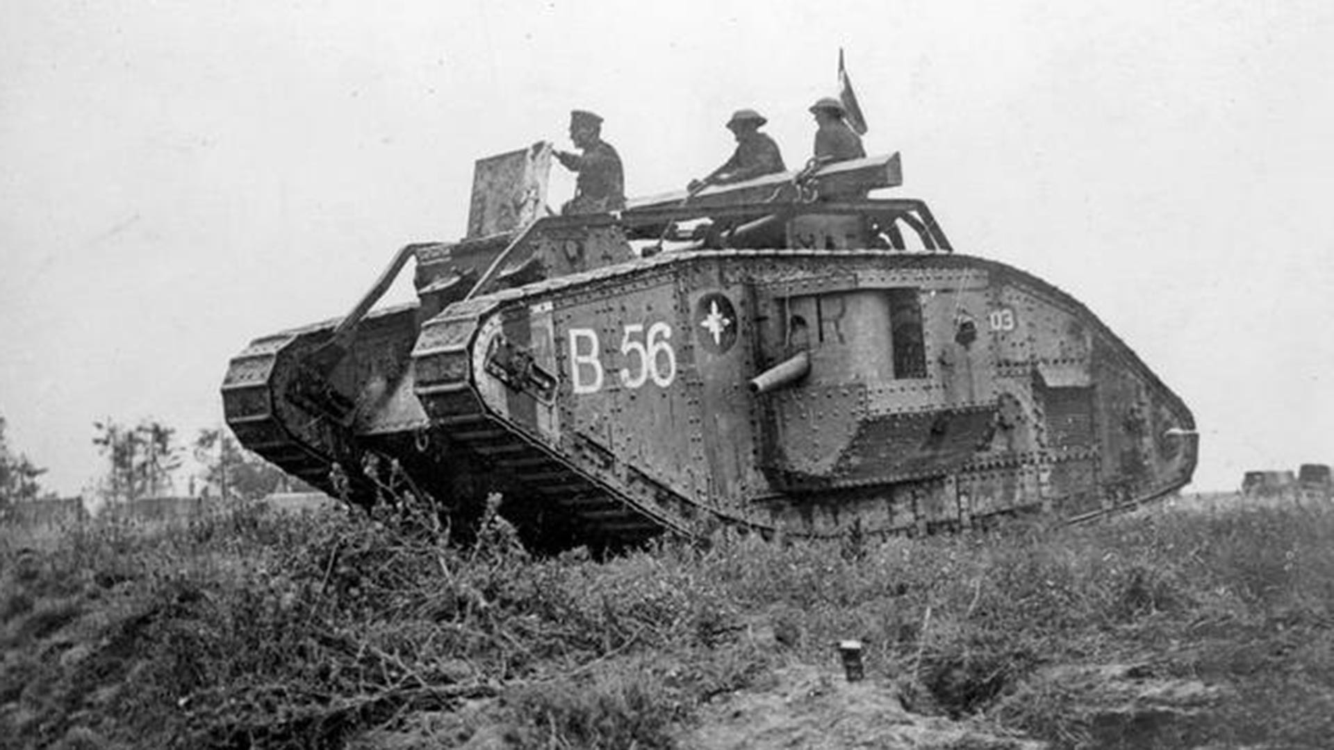 Британский танк Mark V. 