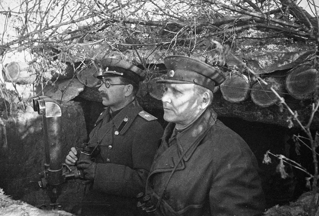 Pavel Rotmistrov et Ivan Konev pendant la Grande Guerre patriotique