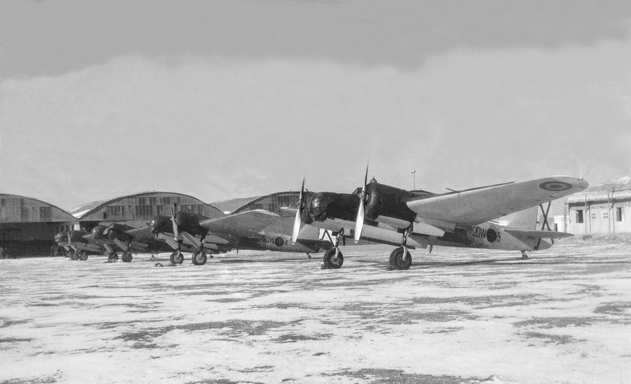 Bomber Tupolev SB di Spanyol.