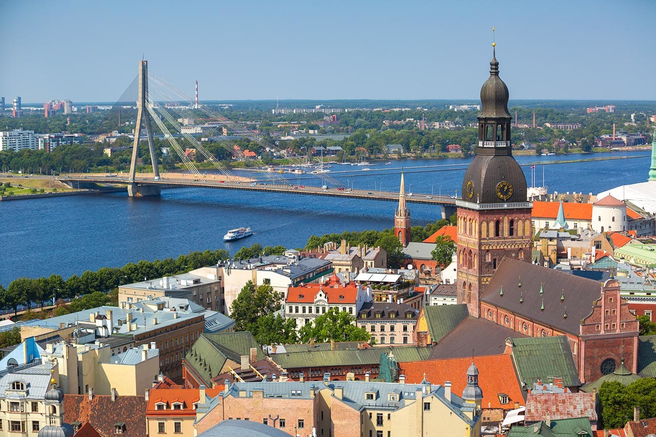 Riga, the capital of Latvia