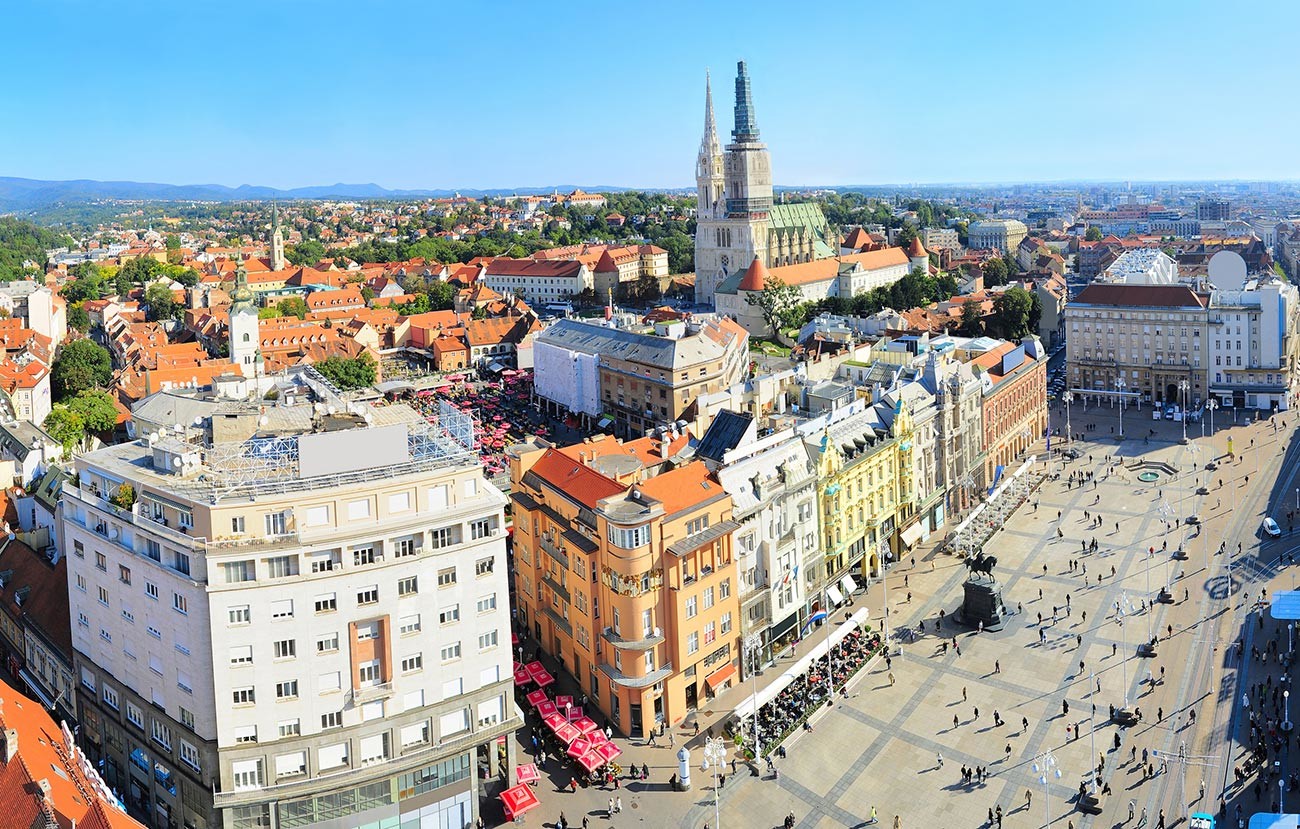 Zagreb, sekarang ibu kota Kroasia, dahulu adalah kota terbesar kedua di Yugoslavia (setelah Beograd).