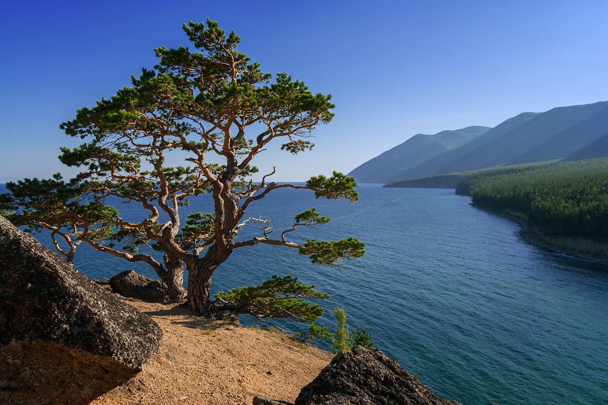 バイカル湖の光景