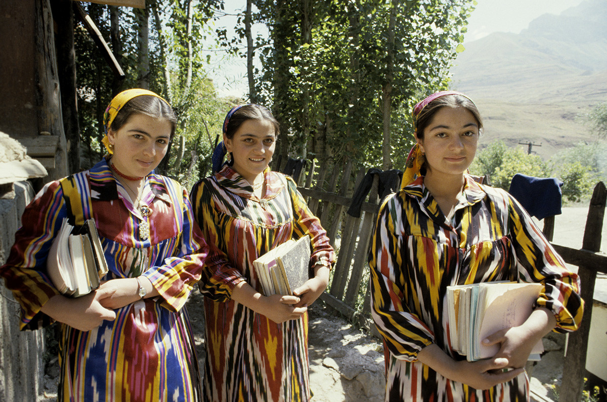 Tadschikische SSR. Bewohner des Dorfes Ziddi (Ziddy).