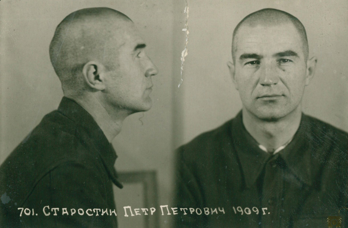 Pjotr Starostin im Gefängnis.