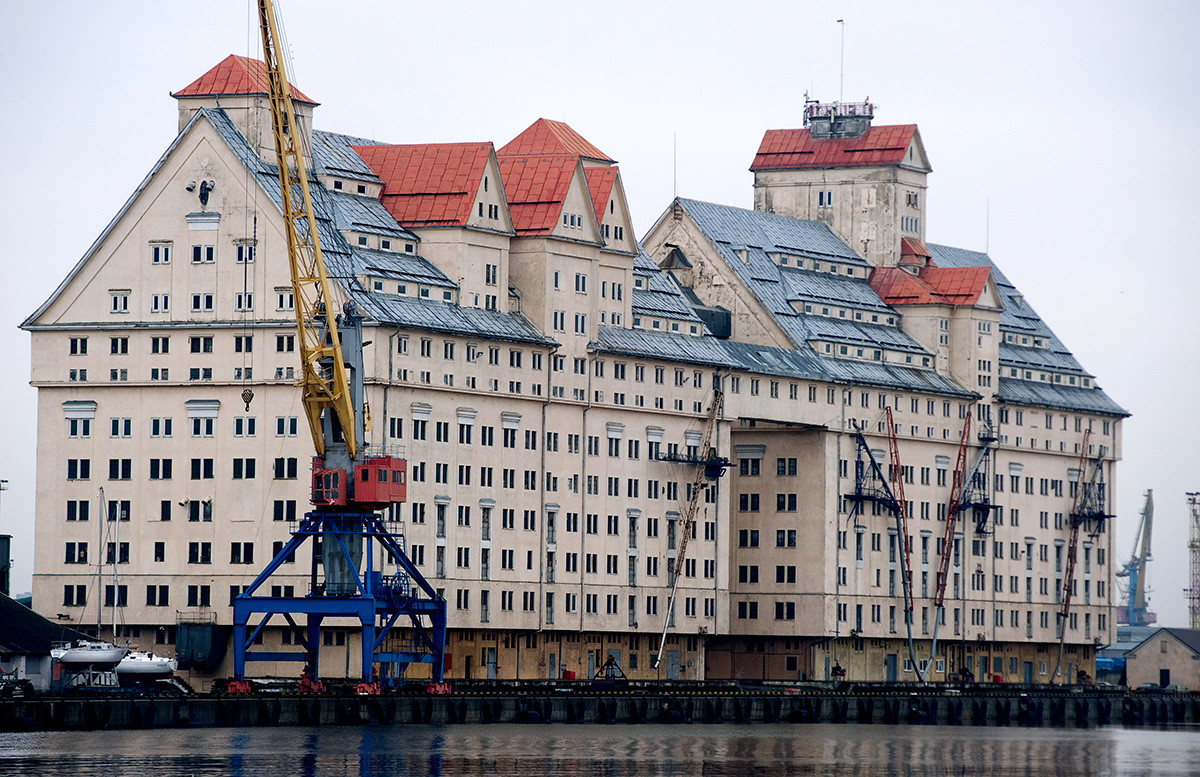 L'elevatore per il grano di Kaliningrad
