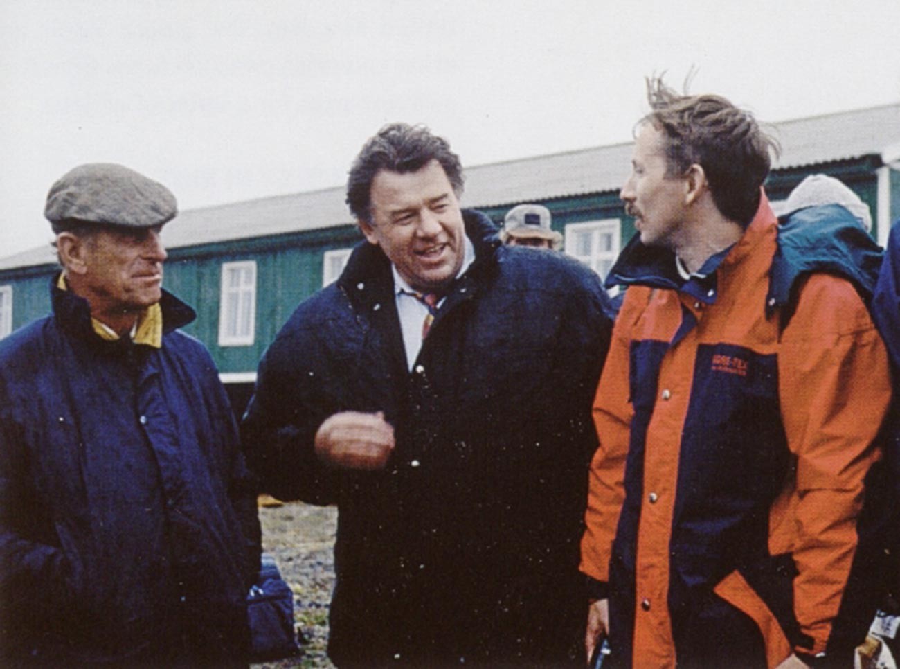 Prince Philip (on the left) and Victor Nikiforov (on the right). Nikiforov currently works as the Conservation Director at the Tigrus Conservation Fund.