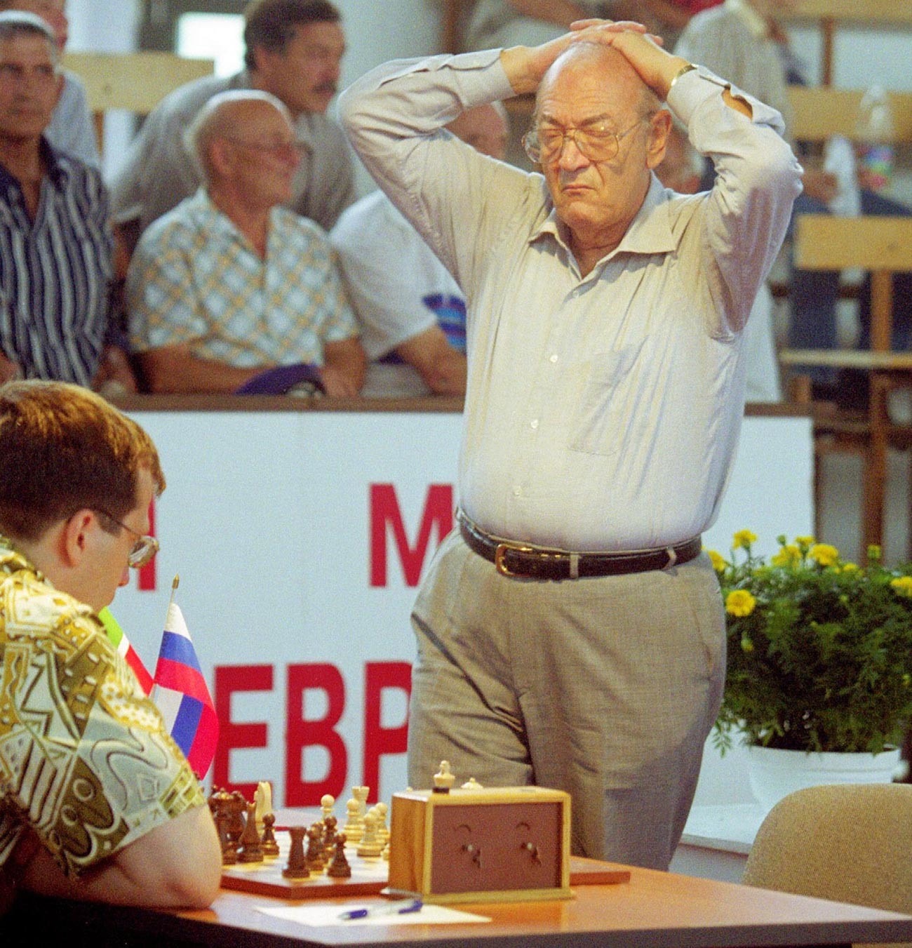 Вице-чемпион мира Виктор Корчной - участник международного шахматного матча в Казани.