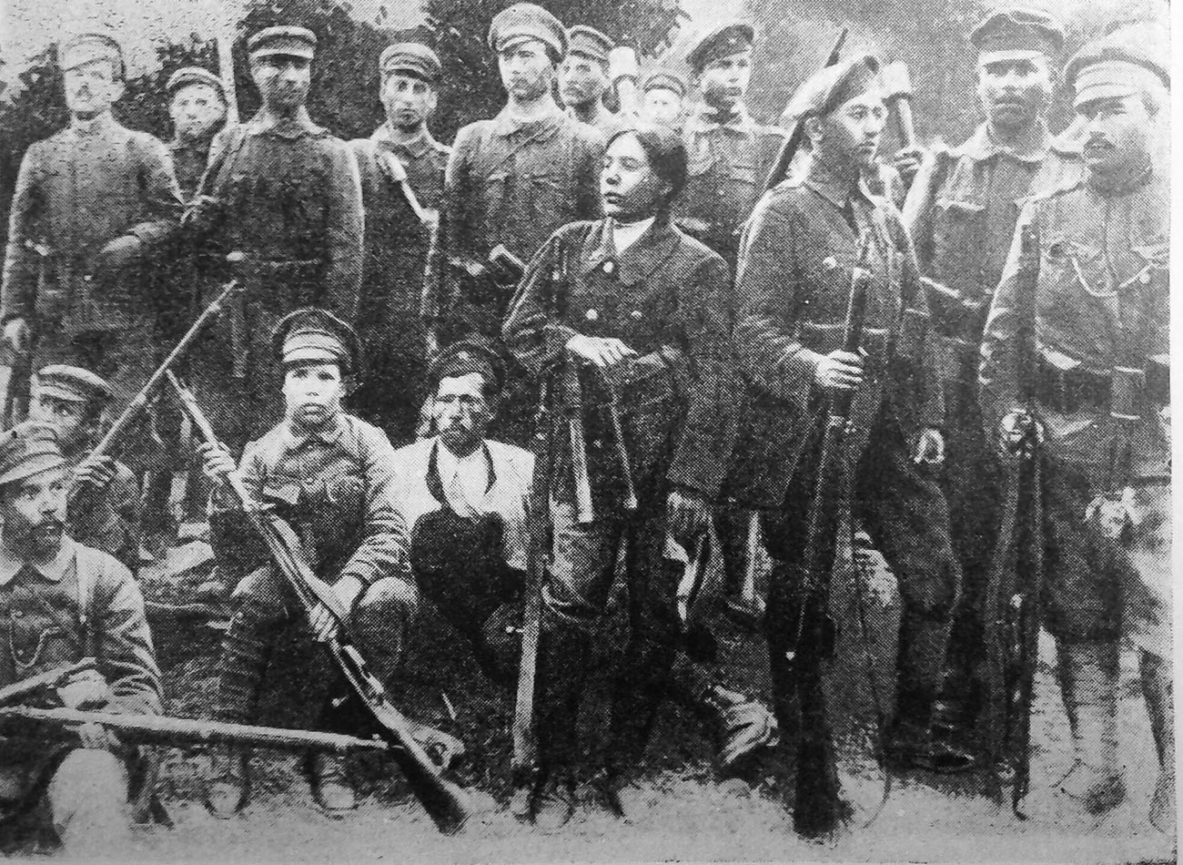 Први батаљон Првог московског Интернационалног одреда, Црвени Мађари.