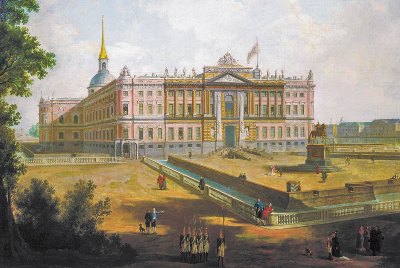 El castillo Mijailovski, la fortaleza de Pablo en San Petersburgo donde fue asesinado
