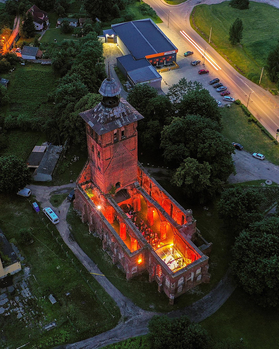 Die Kirche St. Jacobi in Wehlau (Snamensk)