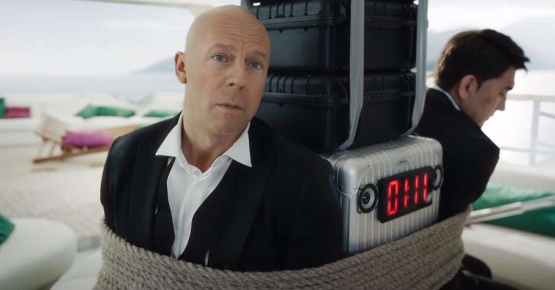 The company employed face generating technology to generate facial features of Bruce Willis.