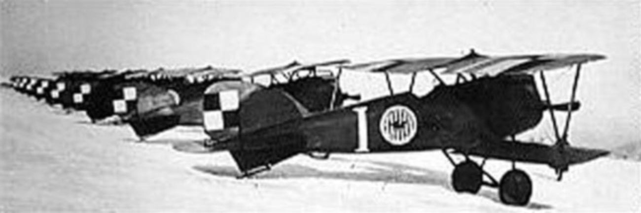 Albatrosy D.III (Oef) – Седма ловечка ескадрила.
