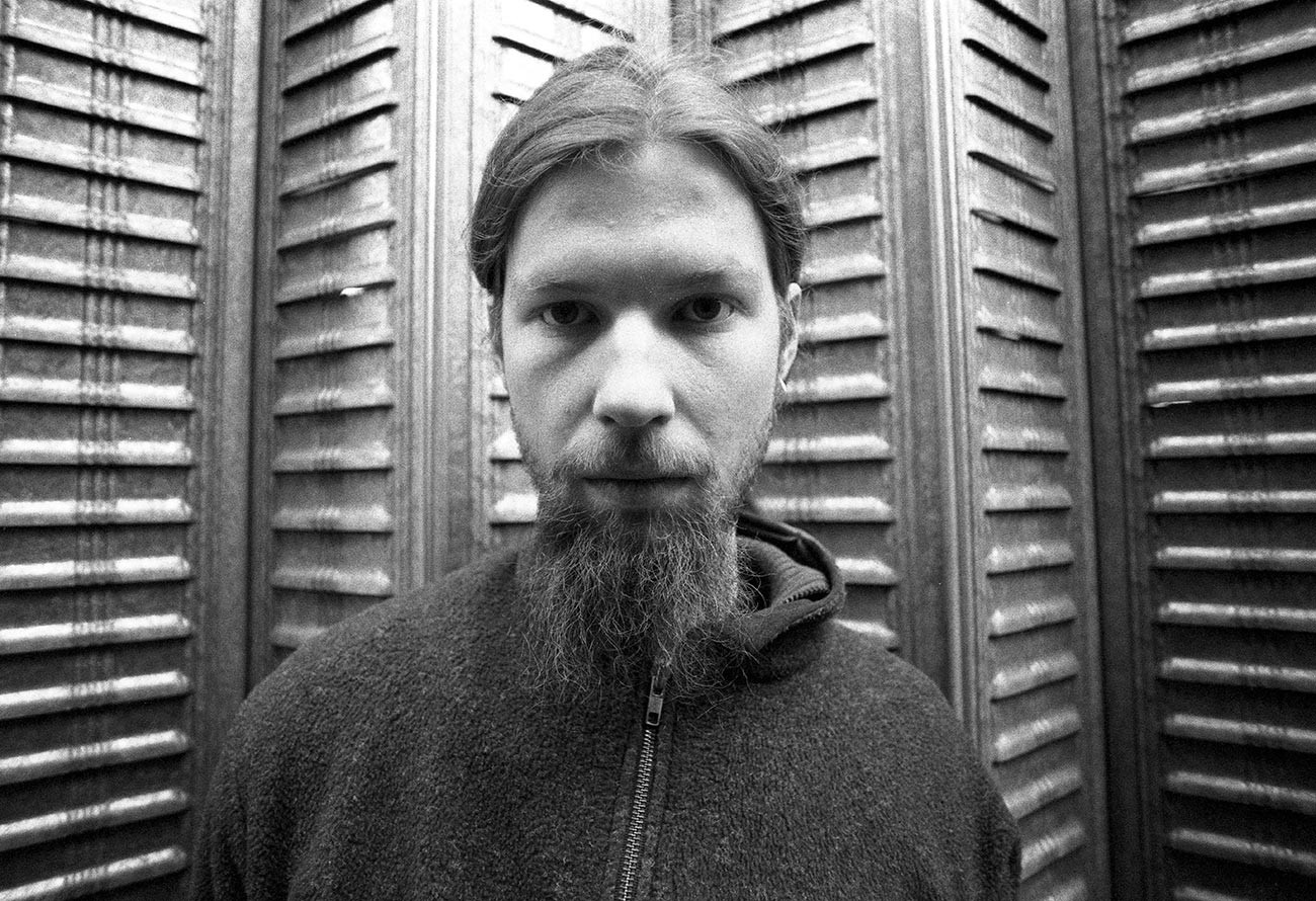 Aphex Twin (aka Richard James), portrait, 1996.