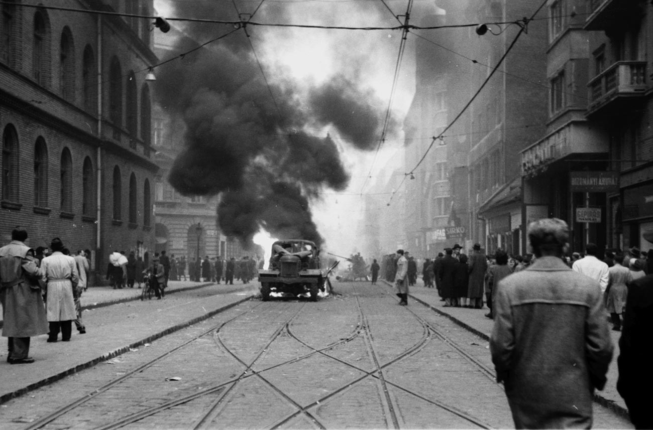 Combats de rue à Budapest, 1956