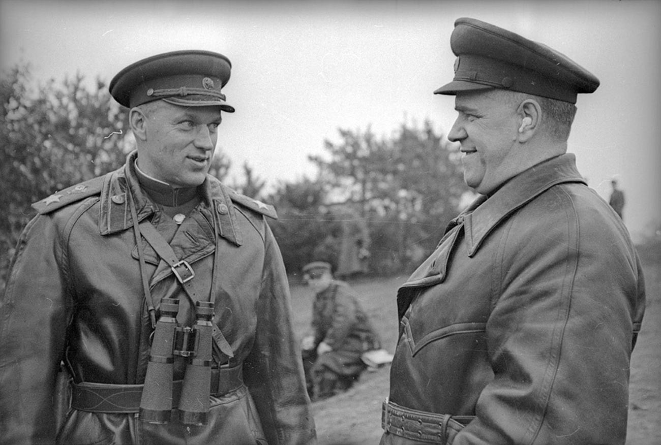Konstantin Rokossovskij e Georgij Zhukov
