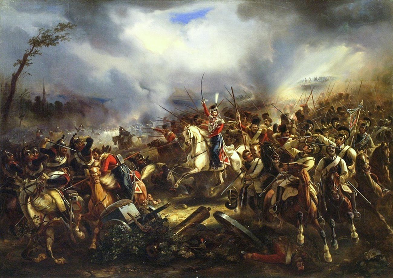 „Напад на лејб-казаците кај Лајпциг, 4 октомври 1813 година“
