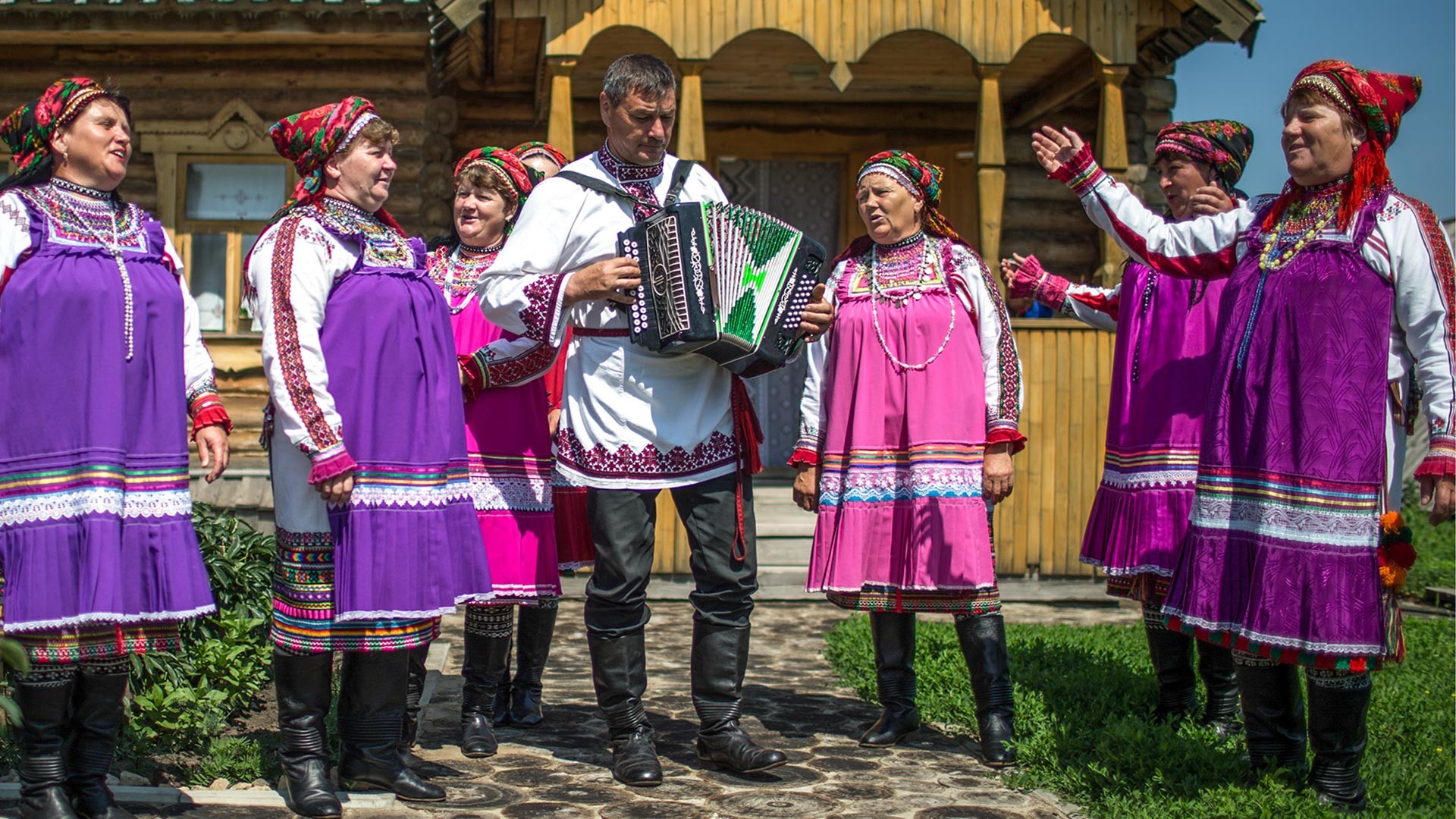 The center of national culture in the village of Staraya Terizmorga in Mordovia.