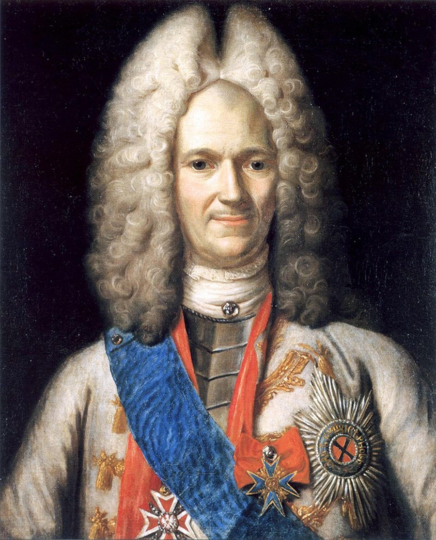 Aleksandsr Menshikov, sekitar 1716—1720.