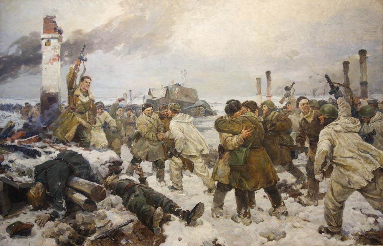 V・セローフ、I・セレブリャヌイ、A・カザンツェフ、『封鎖の決壊』（1943年）