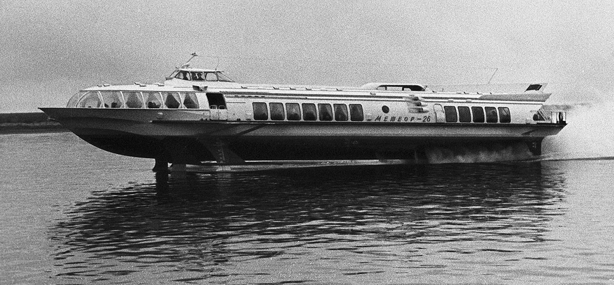 Путнички брод са подводним крилима (хидроглисер) „Метеор-26“, 1968.