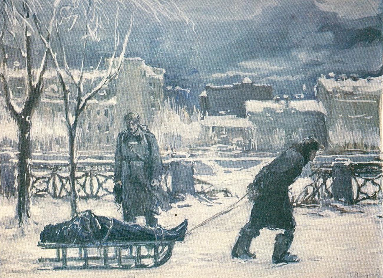 L’assedio di Leningrado raccontato in quindici strazianti dipinti