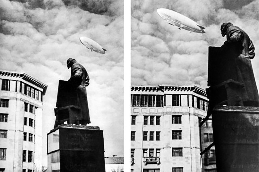 СССР-В6 в небето над Москва