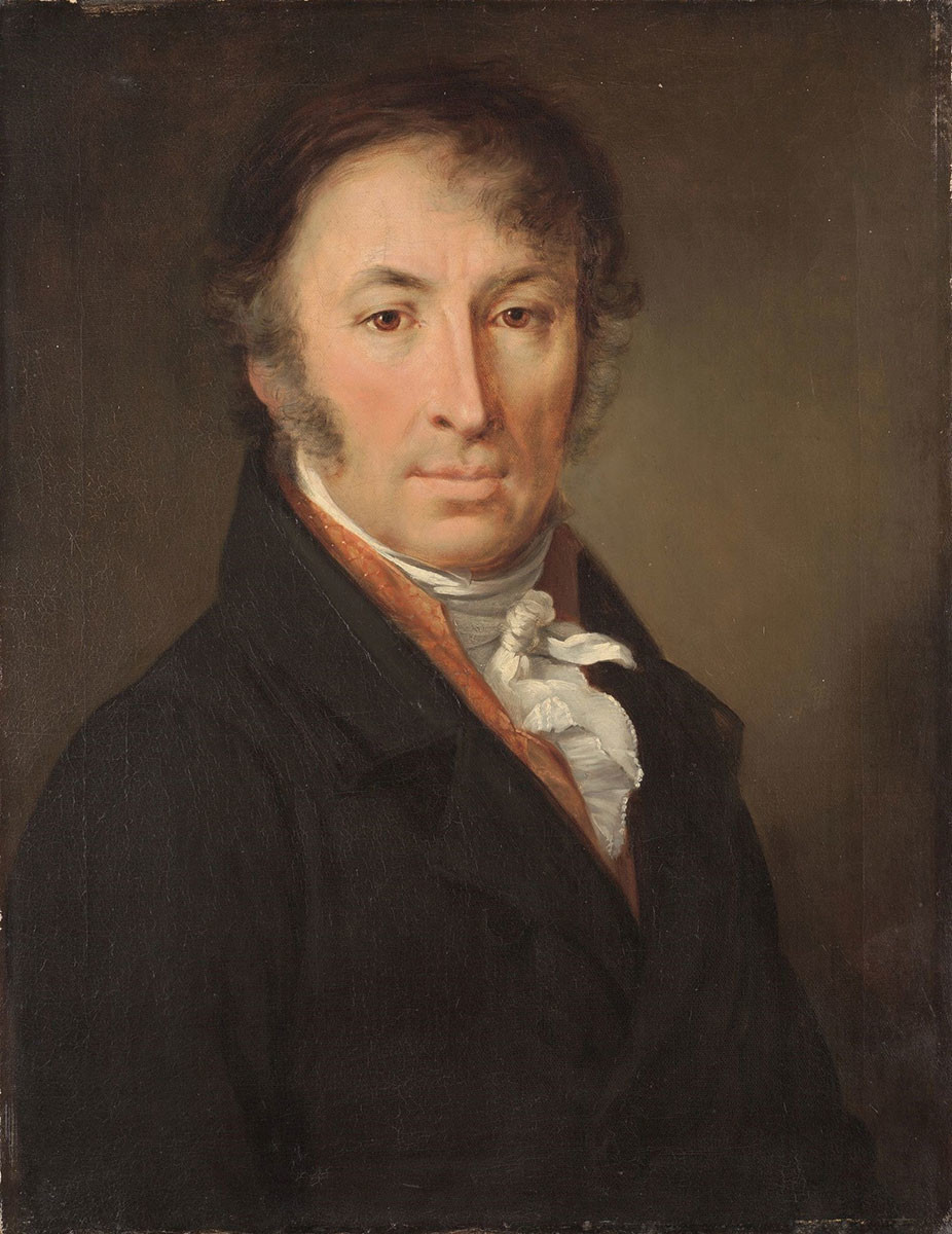 Retrato de Nikolái Karamzín, por Vasili Tropinin, 1818.