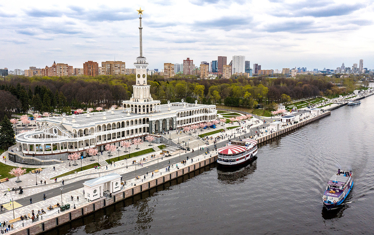 Il terminal fluviale del nord, Mosca
