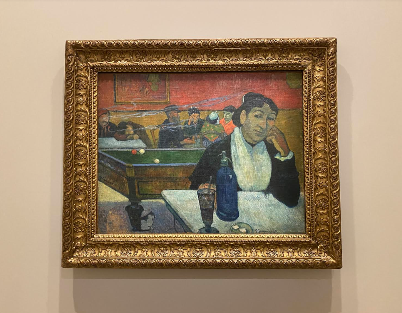 Paul Gauguin. Madame Ginoux au café, 1888