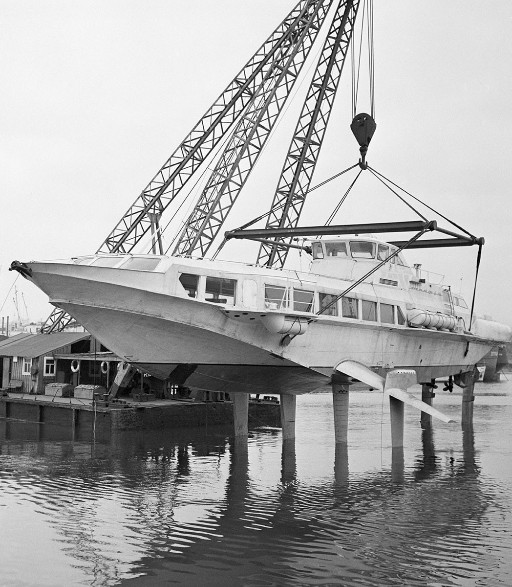 Kapal hidrofoil Tayfun, 1969.