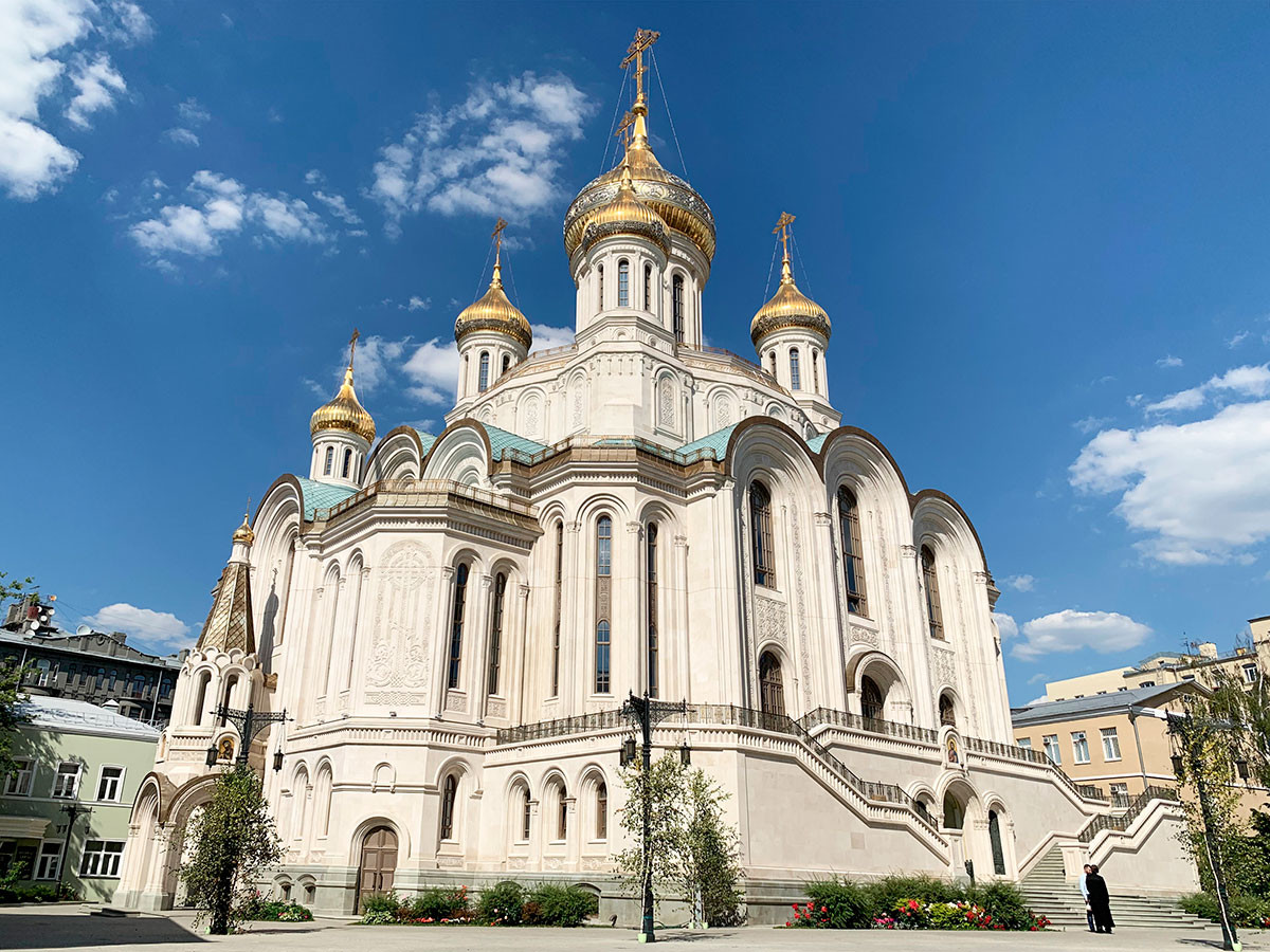 Kirche der Neuen Märtyrer und Bekenner Russlands auf der Lubjanka in Moskau.