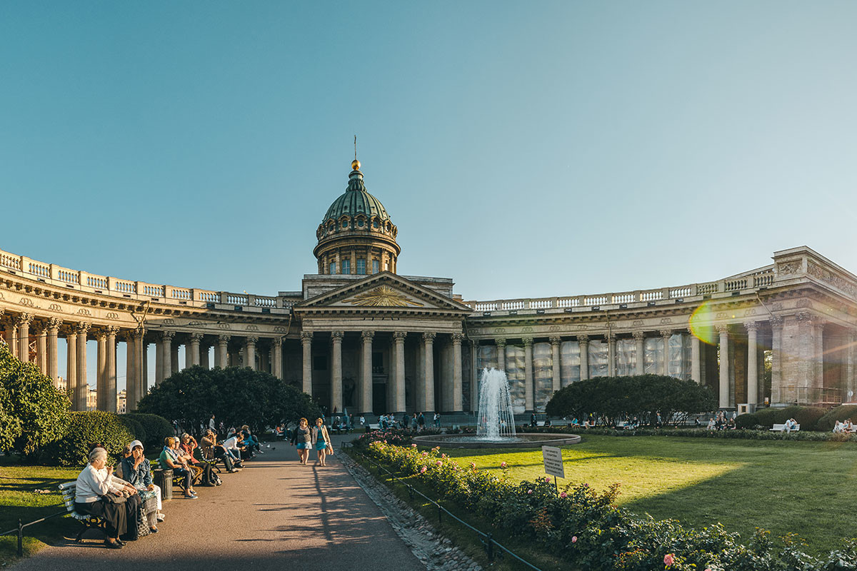 La Cattedrale di Kazan a San Pietroburgo