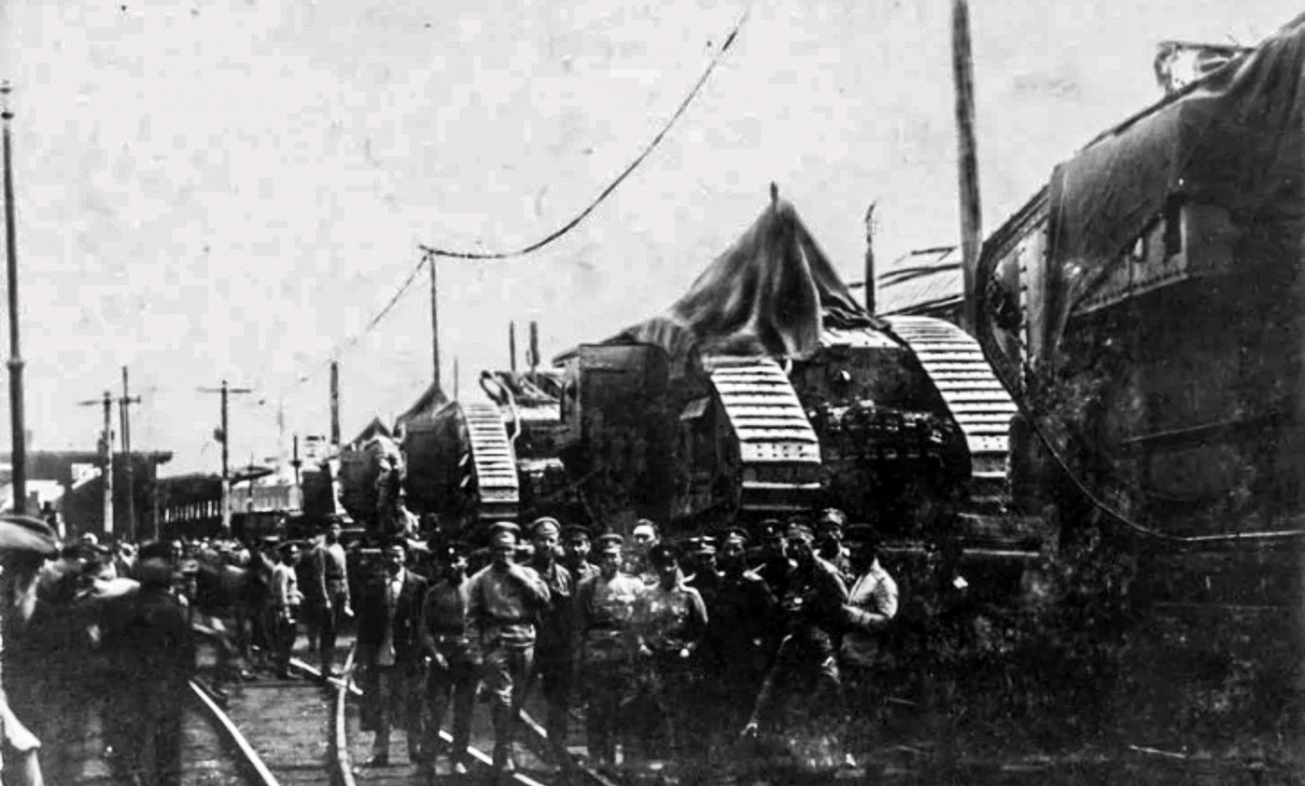 Carri armati britannici a Tsaritsyn