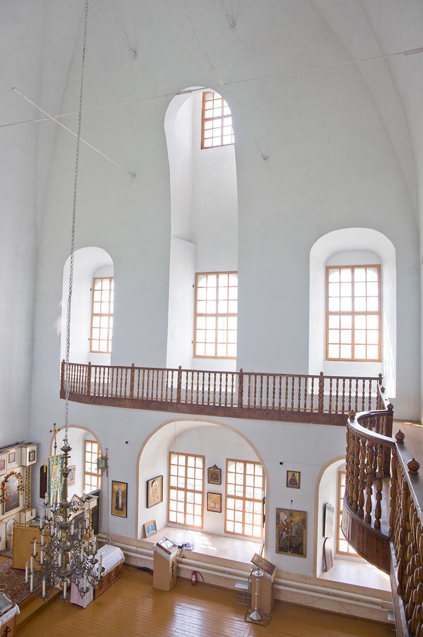  Transfiguration Cathedral, interior. View south from choir gallery. June 10, 2011