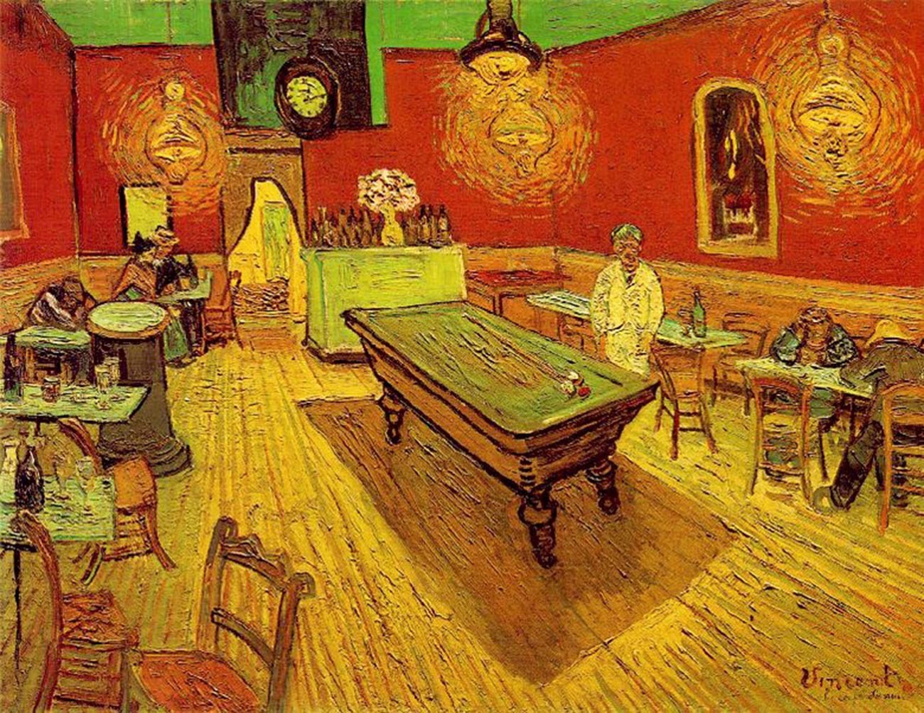 Le Café de nuit de Vincent Van Gogh