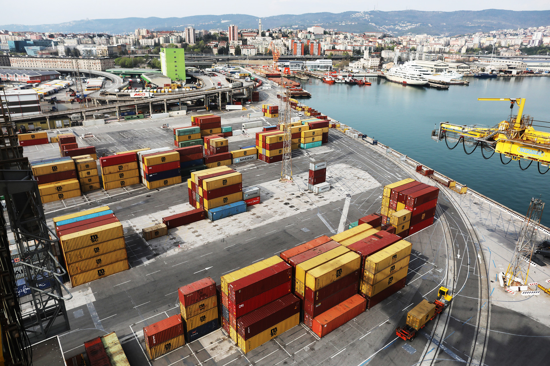 Il Molo VII nel nuovo porto di Trieste