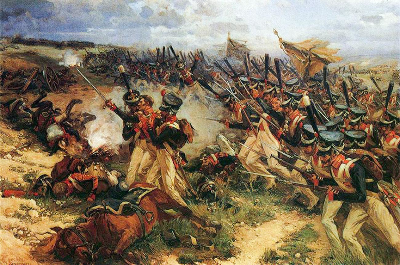 The Battle of Borodino.