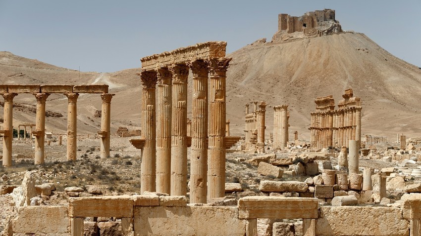 Сирия, руини на храм в Палмира