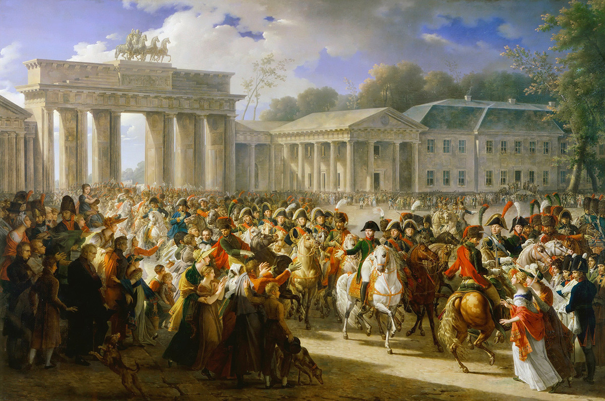 Charles Meynier. Entrada de Napoleão 1º em Berlim, 27 de outubro de 1806
