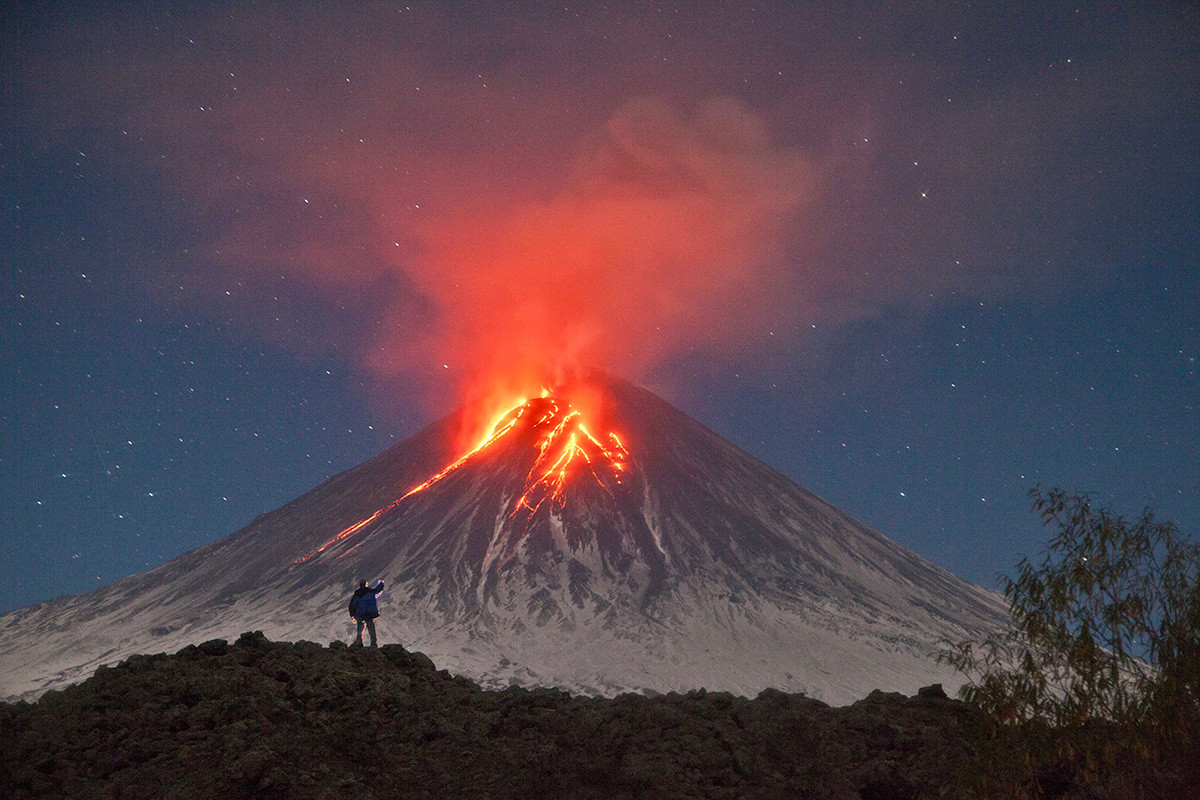 „Кључевски вулкан“, парк природе „Вулкани Камчатке“.