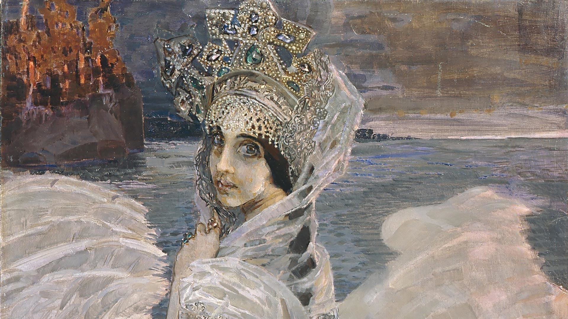 Mikhail Vrubel. The Swan Princess, 1900