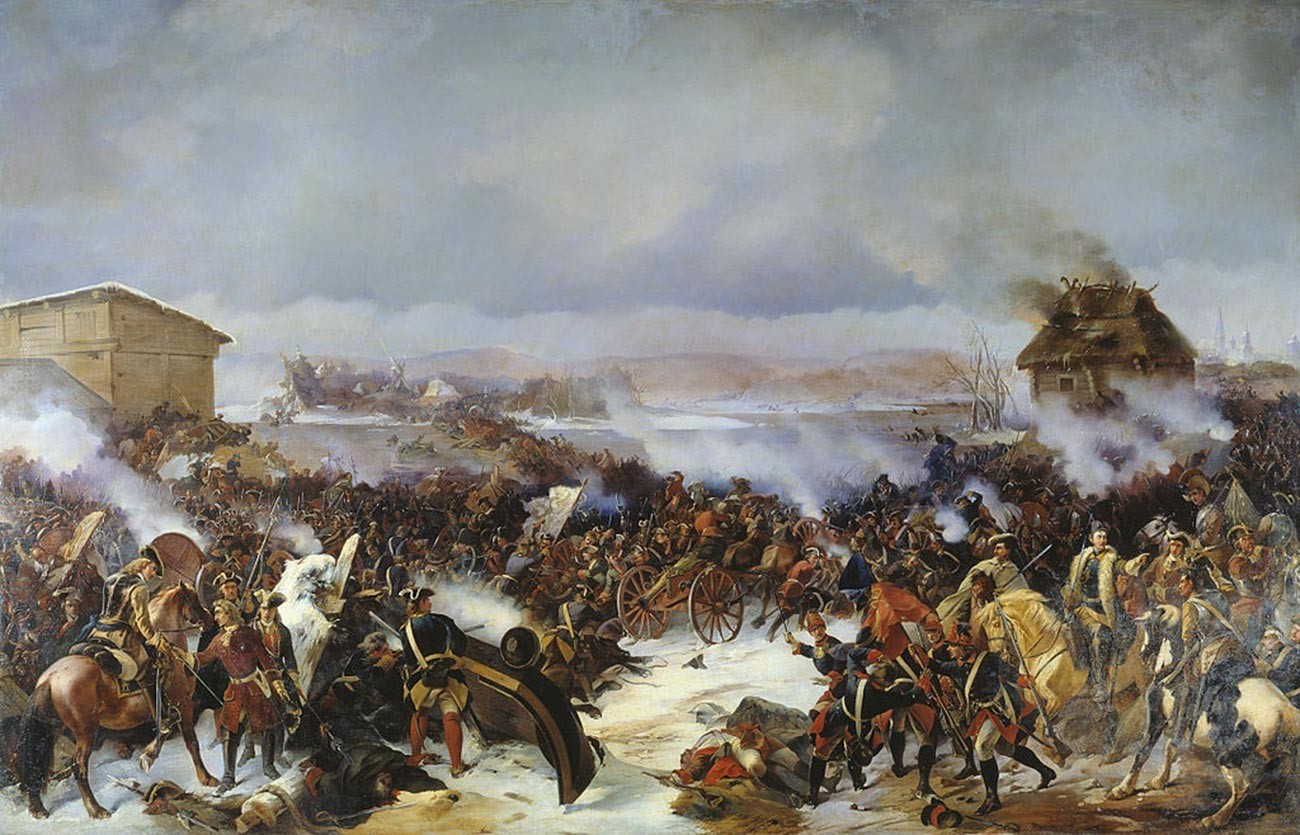 La batalla de Narva.