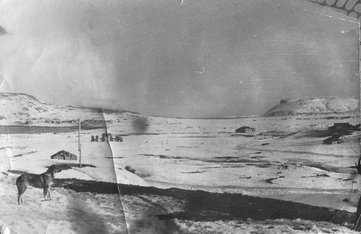 pogled na Severo-Kurilsk leta 1953